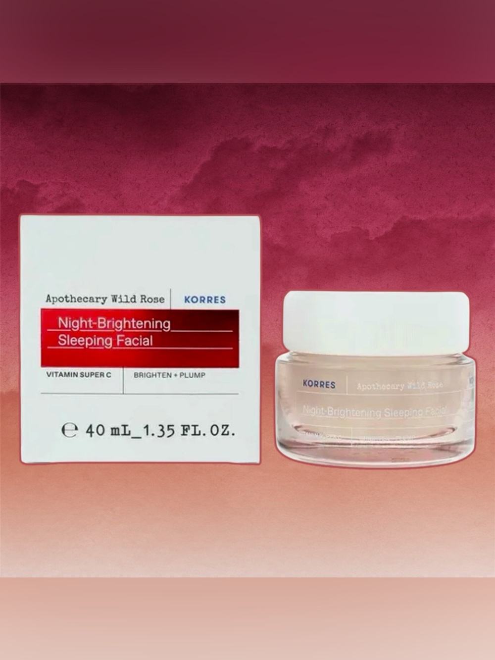 Korres Wild Rose Apothecary Night Brightening Sleeping Facial